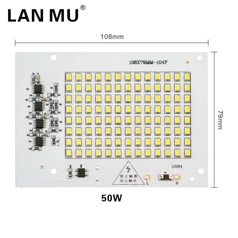 LED Lamp Chips 220 V SMD Lamp 2835 Smart IC Led Licht Ingang 10 W 20 W 30 W 50 W 100 W Voor Outdoor Schijnwerper