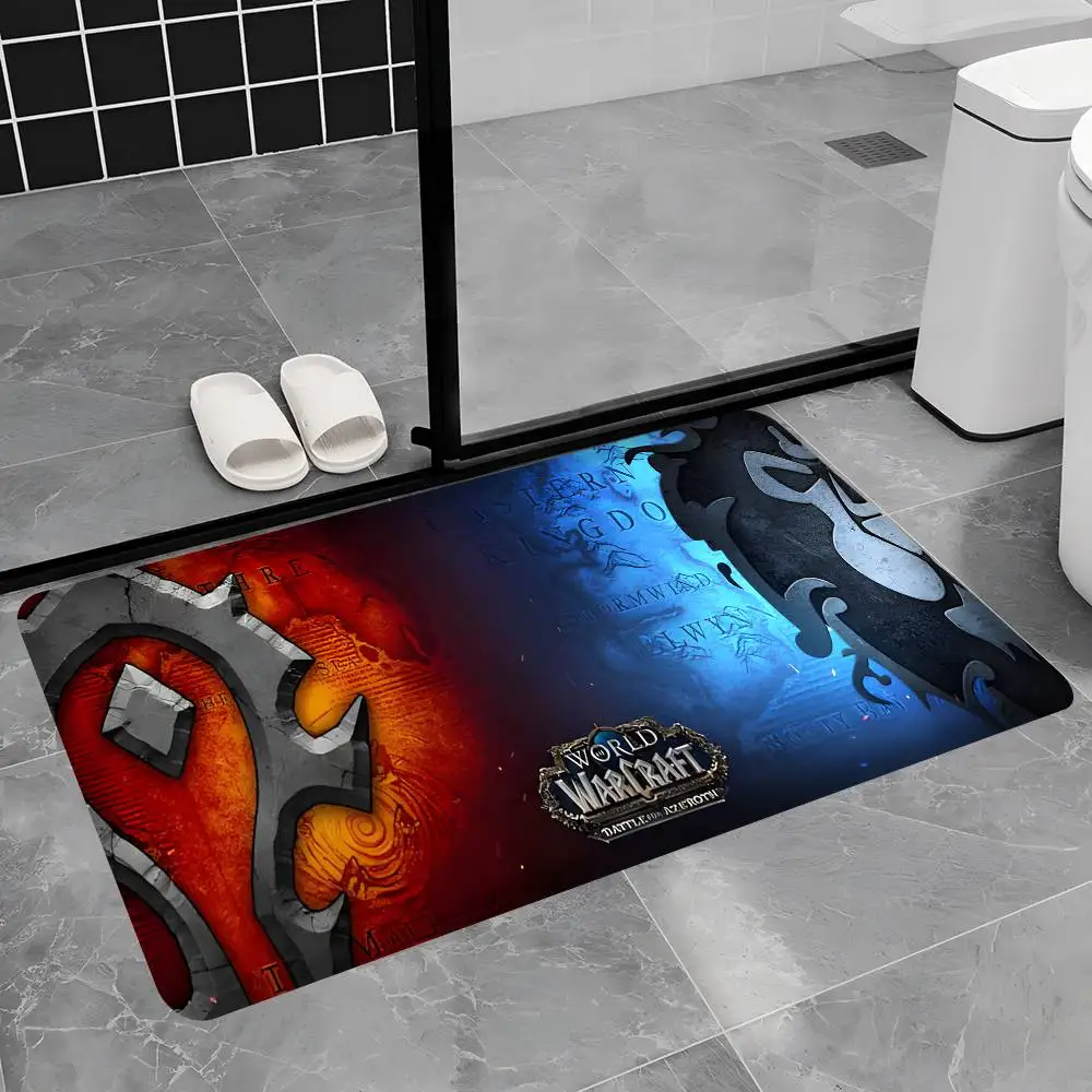 Gamer World Of Warcraft Floor Mat INS Style Soft Bedroom Floor House Laundry Room Mat Anti-skid Household Carpets