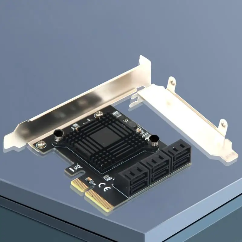 20 cb PCI-E 4X a 6 Card Desktop Support Desktop Solido Discorso Meccanico Supporto