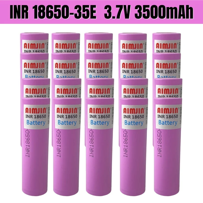 3.7 فولت 3500 مللي أمبير 18650 بطارية لأجهزة سامسونج 35E INR 18650 20A ليثيوم لون تبديل البطارية بطارية خارجية #2