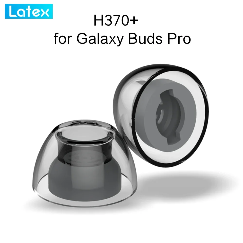 غطاء أذن من اللاتكس H370+ لأغطية الأذن من اللاتكس لهاتف Samsung Galaxy Buds Pro أطراف أغطية أذن من اللاتكس مضادة للحساسية (زوج واحد)