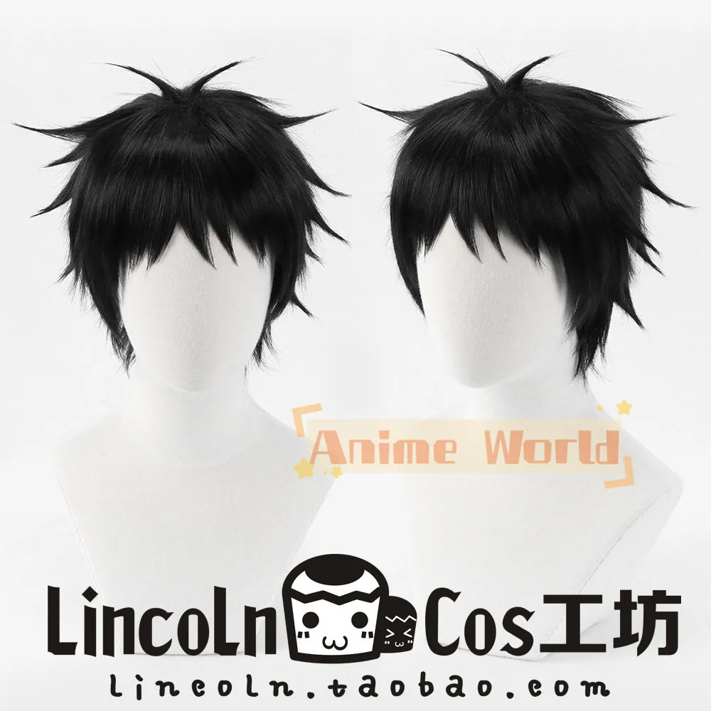 

Anime Kiyoshi Akashi Cosplay Wig Halloween Carnival Party Props Synthetic Hair Heat Resistant Fiber + Wig Cap