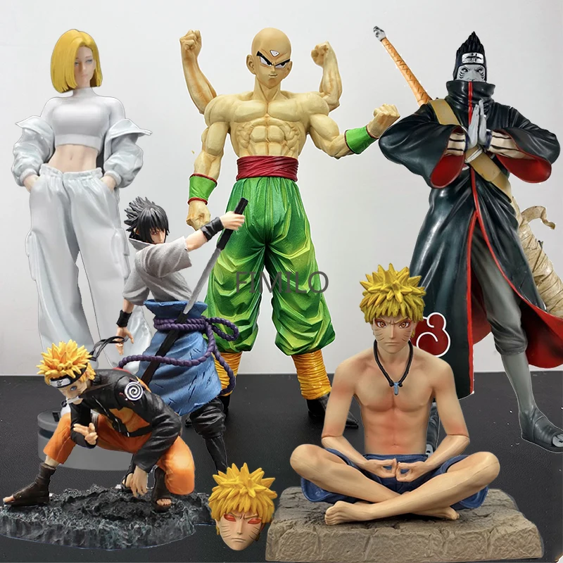 

Anime Sasuke and Itachi Figurine Jiraiya Naruto Senju Tobirama Figures Tien Shinhan Dragon Ball Android 18 Figures Kimimaro Toy
