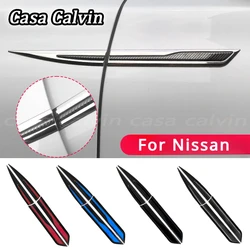 Nismo Emblem Metal Stickers for Nissan Qashqai J10 J11 Juke X Trail Leaf Car Side Wing Fender Decals Body Exterior Accessories