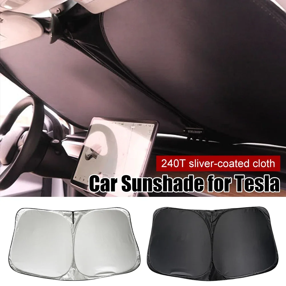 

Car Window Sunshade Auto Window Summer Sun Protection Heat Insulation Cloth Visor for Tesla Model 3 / Y / X / S Car Accessories