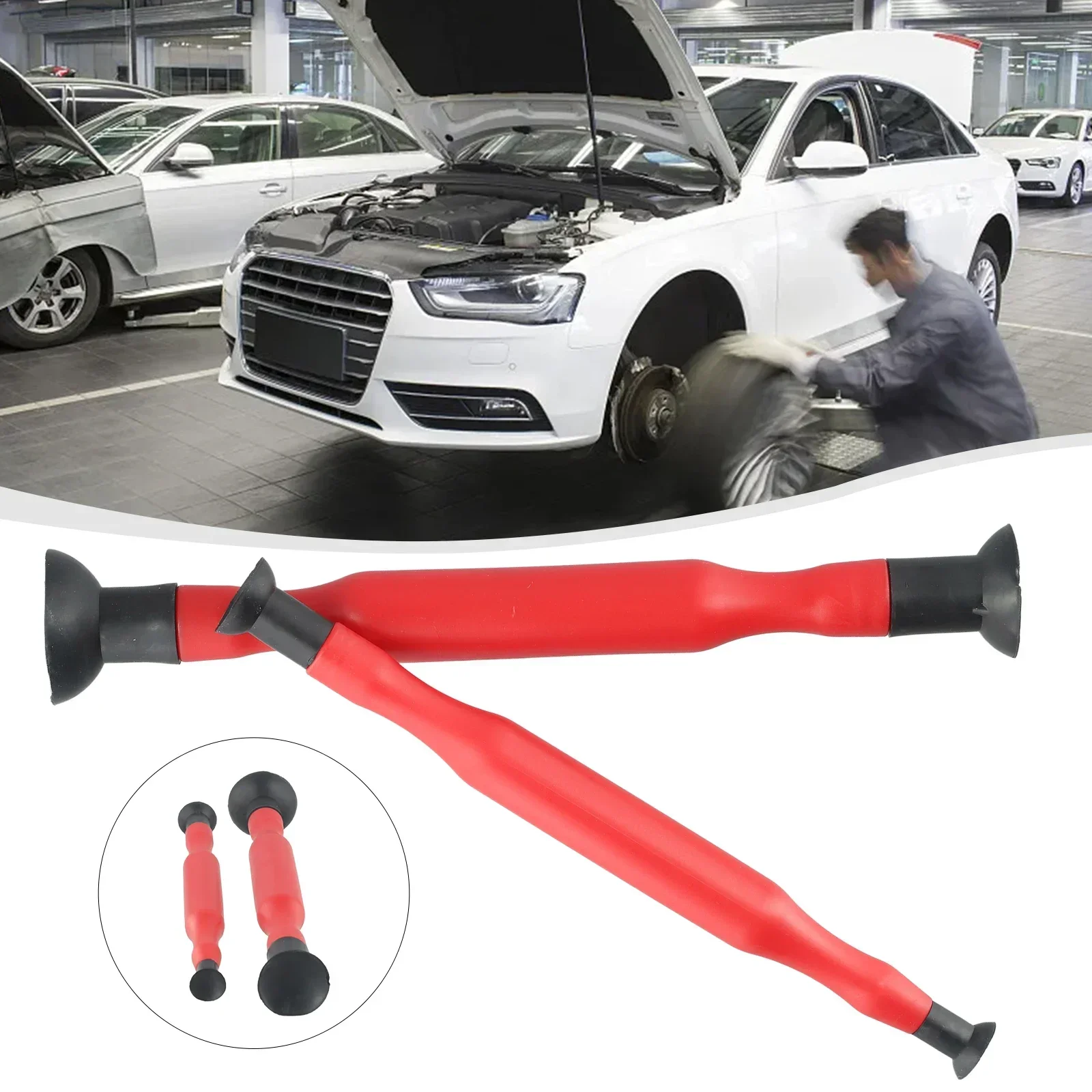 Valve Lapping Sticks Grip With Suction Cup Cylinder Engine Dust Grinding Tool Plastic Rubber 20cm 22cm 2cm 1.5cm; 3cm, 3.5cm