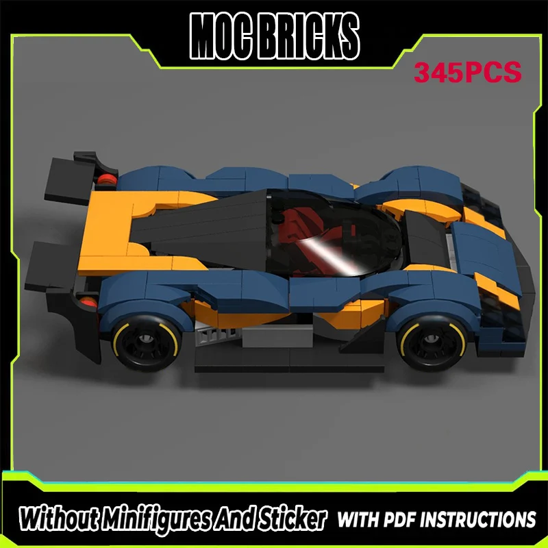 

Speed Racing Car Model MOC Building Bricks 787PSP Top Tier Sports Car Modular Technology Gifts Holiday Assemble Children Toys