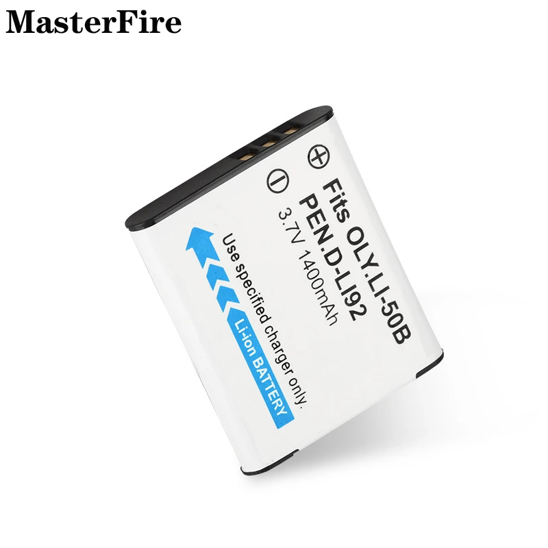 4x LI-50B LI50B 1400mah 3.7V Bateria de câmera para Olympus SZ-20 SP-810UZ XZ-1 TG-805 uTOUGH-6000 U1010 Pentax D-LI92 x70 Baterias