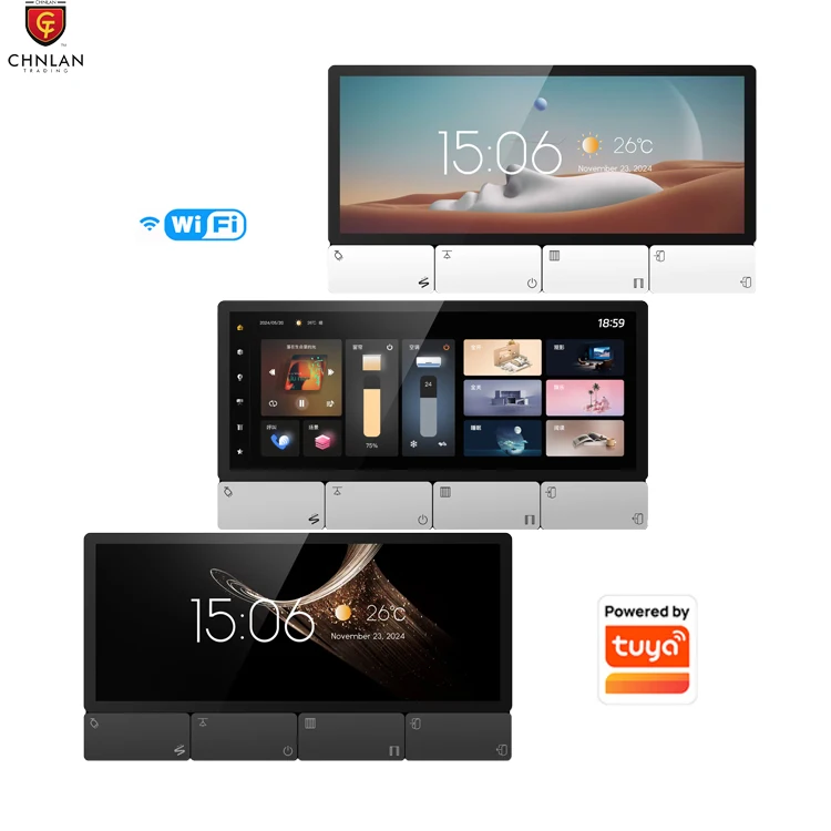 6.2 Inch Smart Display Built In Relay Speaker Button Switch Scene Touch Central Control F5