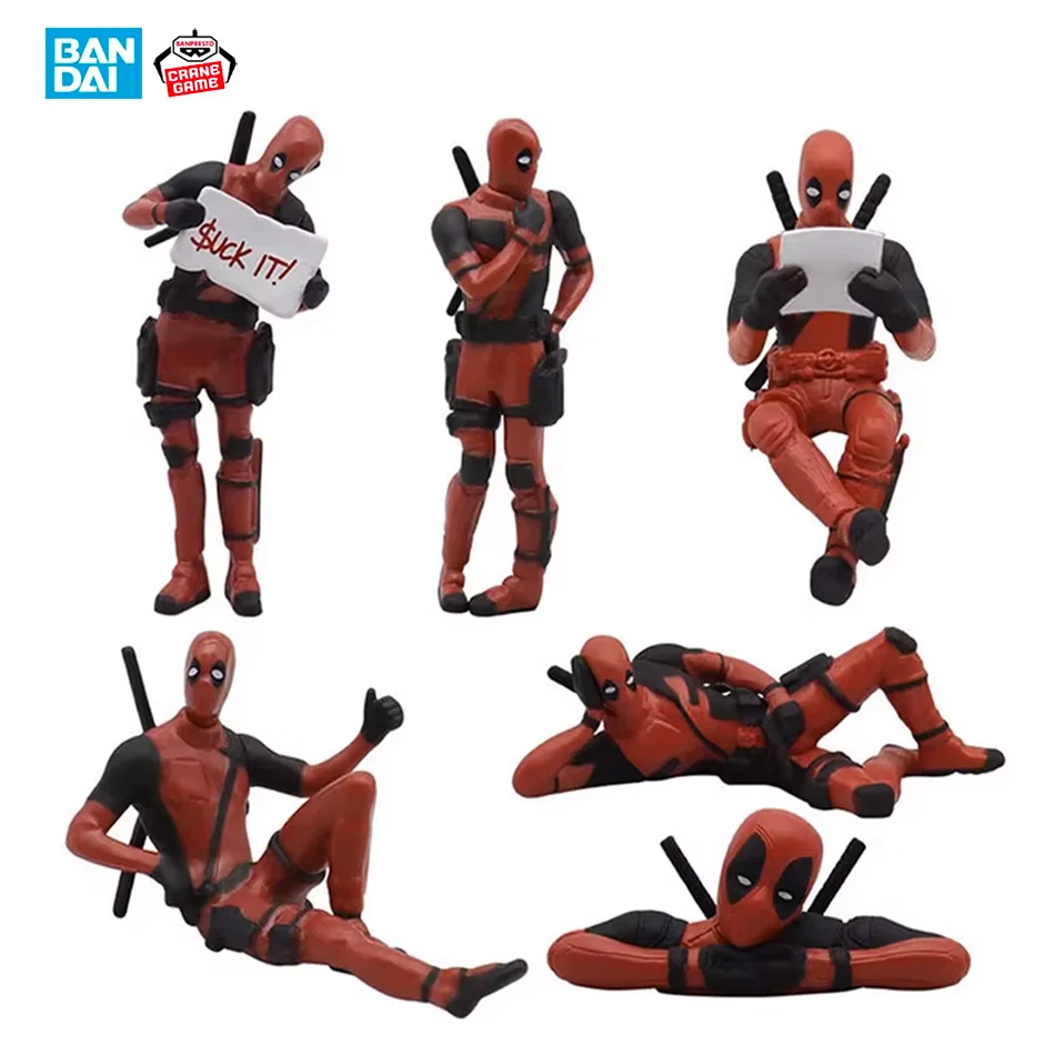

3pcs Deadpool & Wolverine Figure Deadpool 3 Figure Cool Cute Movie Figure Toy Doll Model Plush Decoration For Kid Birthday Gifts
