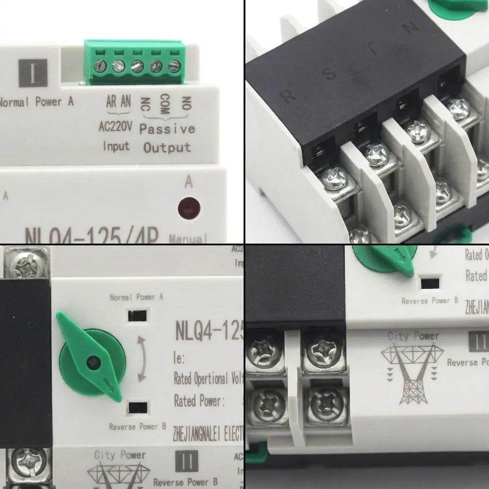Seamless Power Switching Automatic Transfer Switch Power Critical Environments 25A 32A 63A Compatibility Long Lifespan