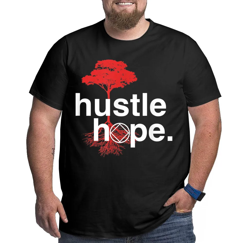 Casual Hustle Hope NA Symbol Narcotics Tshirts Grandpa Plus Size 5XL Christmas Crew Neck Cotton Fabric Tshirts Tshirts