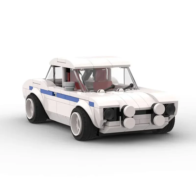 Moc Mk1 Escort Bouwstenen Snelheid Kampioenen Super Sportwagen Auto 'S Bakstenen Set Diy Model Assemblage Speelgoed Voor Kinderen Jongen Cadeau