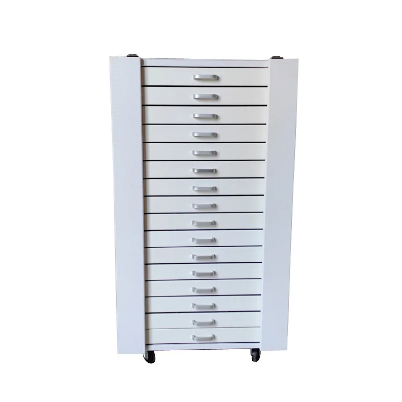 cabinet 12-layer 16-layer optical frames storage Bo Customized. New style white Serpentine leather eyeglasses display