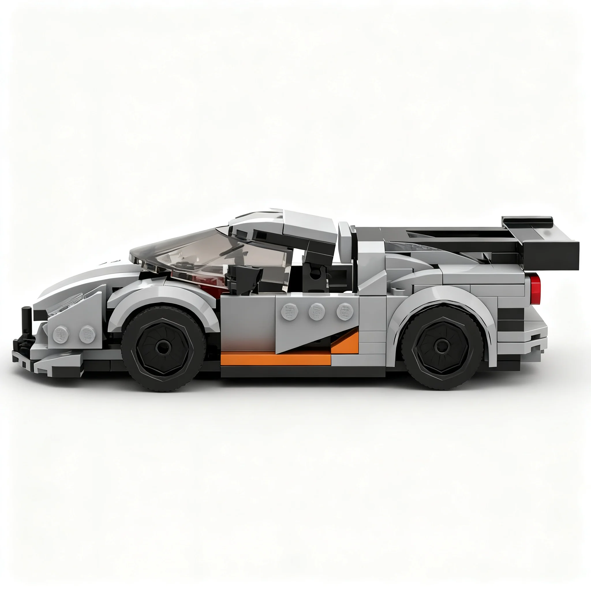 201pcs MOC Cars Koenigsegges One1 Model Christmas Gift Creative Assembly Home Decor Desk Display Shelf Accent