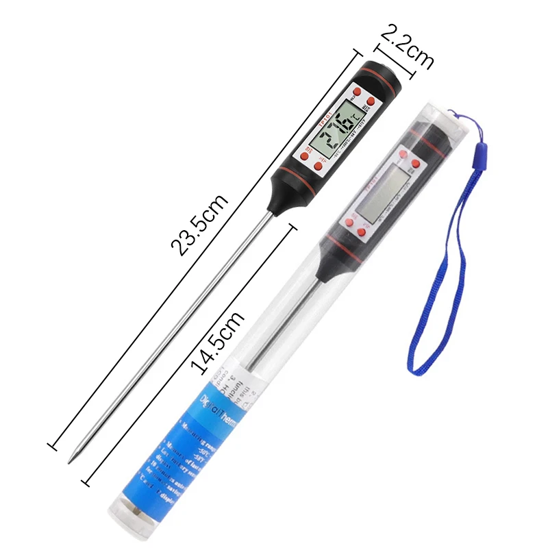 Food Thermometer BBQ Barbecue Thermometer Milk Barbecue Oil Temperature Water Temperature Written Thermometer