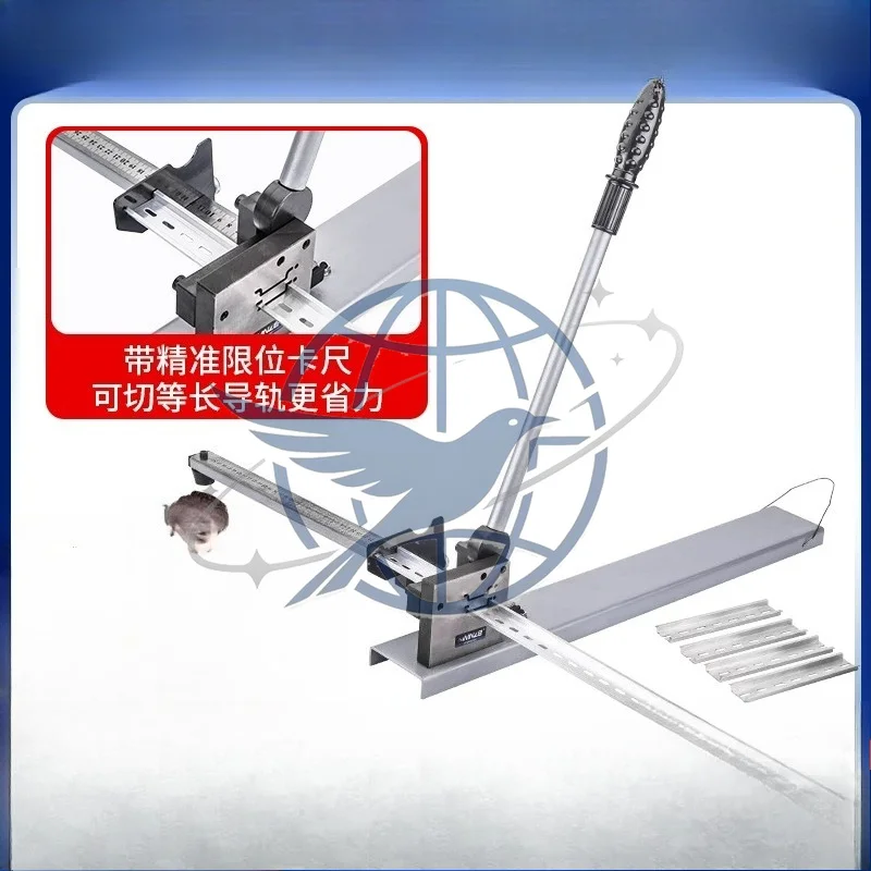 l cutter DC-35 track cutting machine C45 cutting machine air opening clamping rail shearing double wire groove aluminum rail
