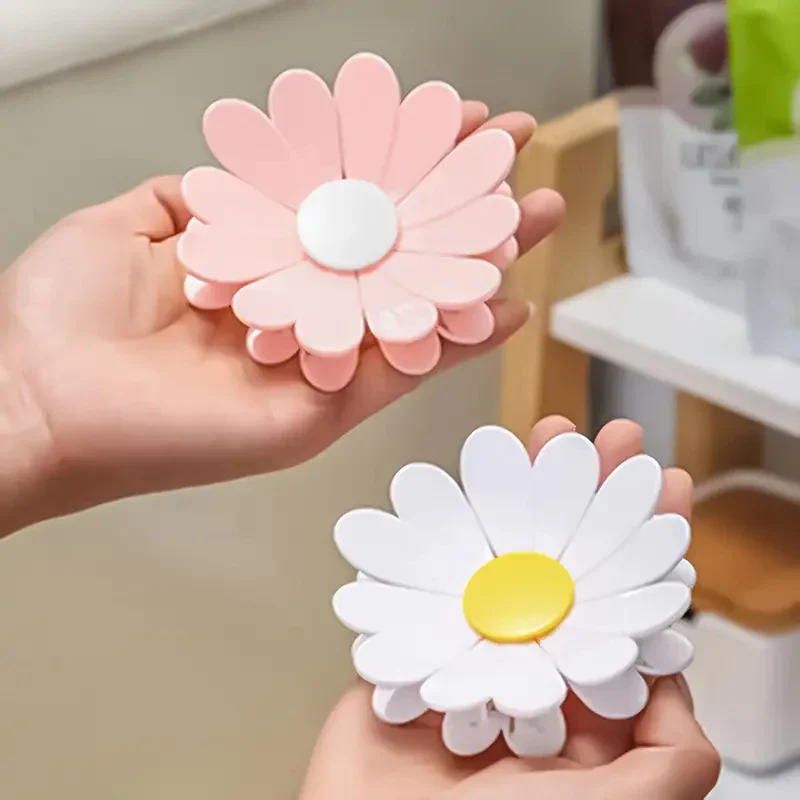 2 In 1 Magnetic Fridge Magnets Flower Type Multifunctional Sealing Clips For Food Storage Food Sealing Clips Kitchen Accessories