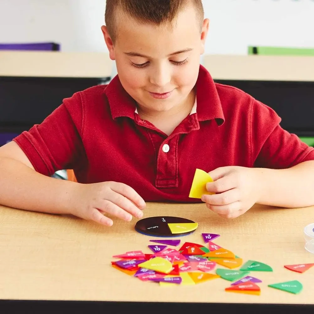 Círculo de fracciones redondas de EVA, instrumento educativo de matemáticas, herramienta de aprendizaje de matemáticas, regalos de enseñanza para estudiantes, juguetes Montessori