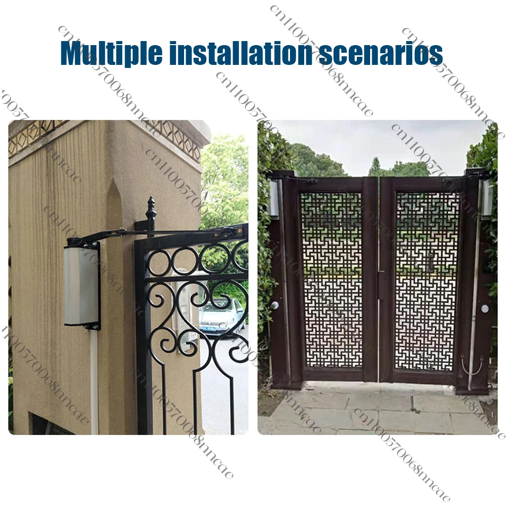 Side-Mounted 90° Automatic Electric Door Opener IP65 Waterproof Access Control System for Community/Commercial Gates Heavy Duty