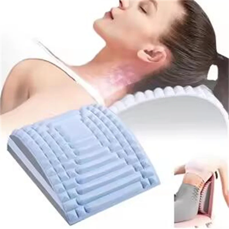 EVA Back Stretcher Pillow Lumbar Support for Lower Back Pain Relief Herniated Disc Sciatica Posture Corrector Chronic Pain
