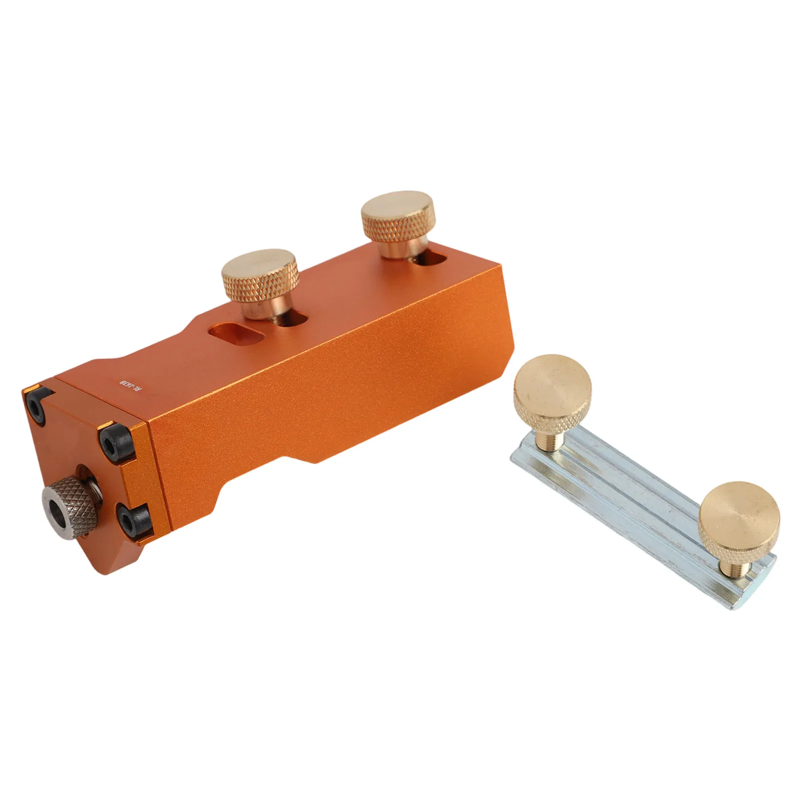 

Metal Drill Guide for Aluminum Profile Extrusion with Adjustable Stop and Positioning Jig for Accurate Tapping