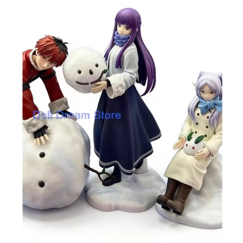 

2026 new arrival in stock 100% genuine Japanese original anime Frieren/Himmel/Fern snowball PVC action figure collectible model