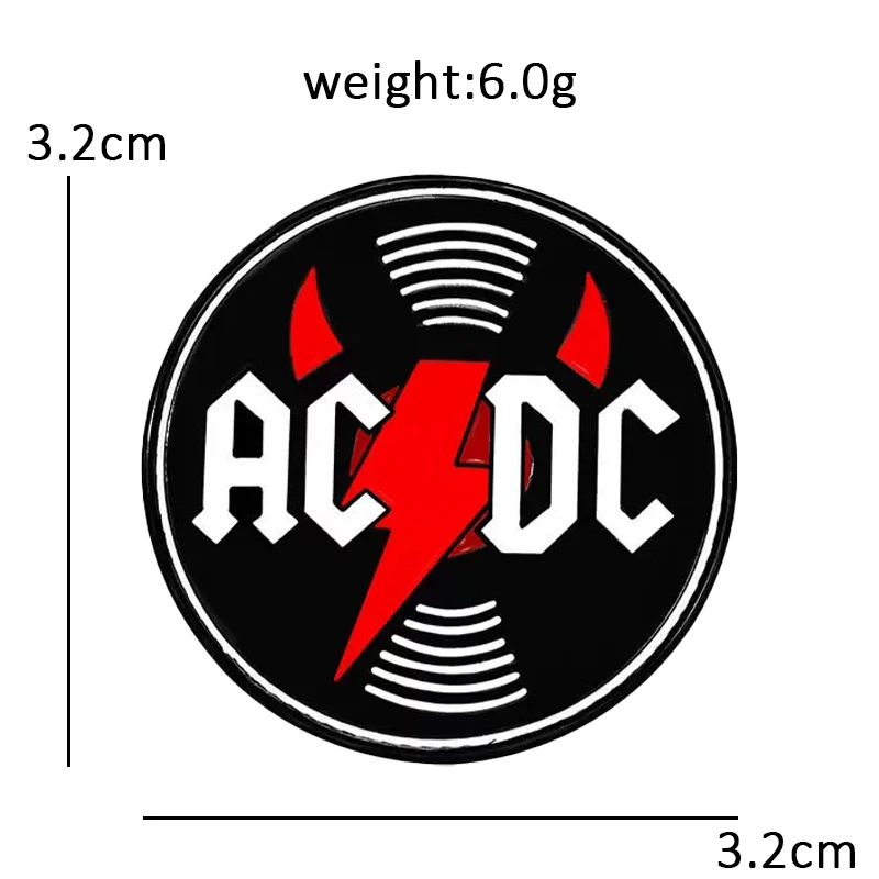 AniPins Music Band Pins 3-design Metal Enamel Brooch Pin For Backpack Clothes Lapel Badge Friends Gifts view 5