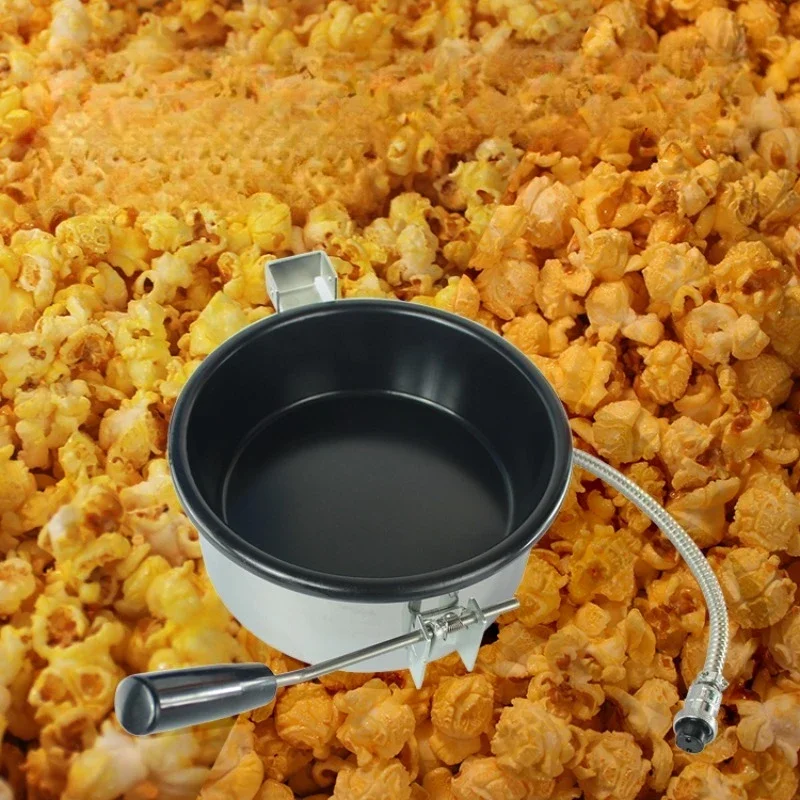 

inventoryCommercial Popcorn Machine 8oz Spherical Non-Stick Anti-Scorch Pot Universal Corn Popper
