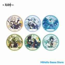 [Genuine] MiHoYo Official Original Genshin Impact Wind Flower's Breathing Theme Series Flowing Sand Coaster Doujin Cosplay Gifts