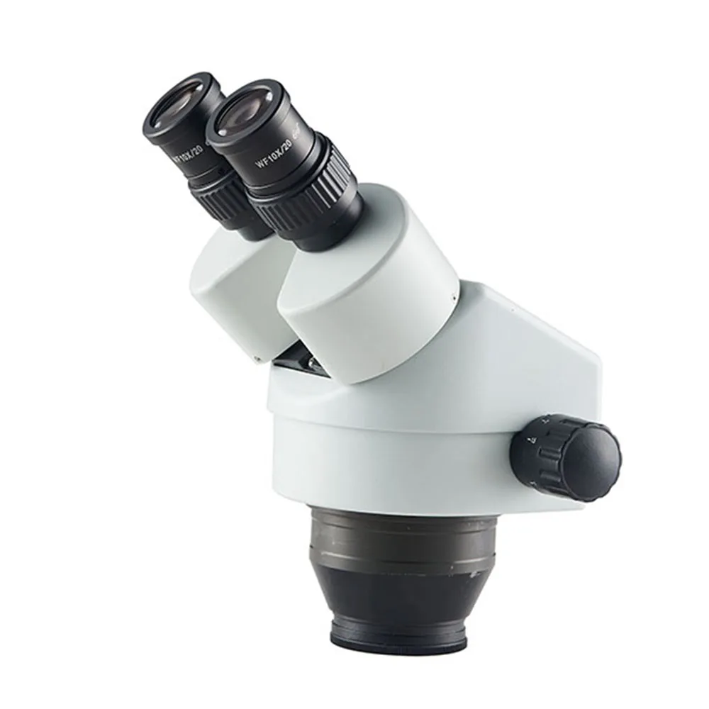 Yizhan 7x-45x microscópio binocular zoom ajustável microscópio estéreo inspecionar ferramentas de reparo de solda pcb com anel de luz 3.5-270x