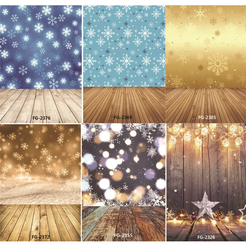 

SHUOZHIKE Art Fabric Photography Backdrops Prop Christmas day and Floor Theme Photography Background #5133