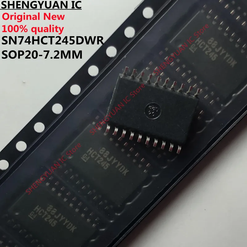 10 pcs SN74HCT245DWR HCT245 SOP20-7.2 SN74HCT245 74HCT245 OCTAL BUS TRANSCEIVERS WITH 3-STATE OUTPUTS quality 100% new original