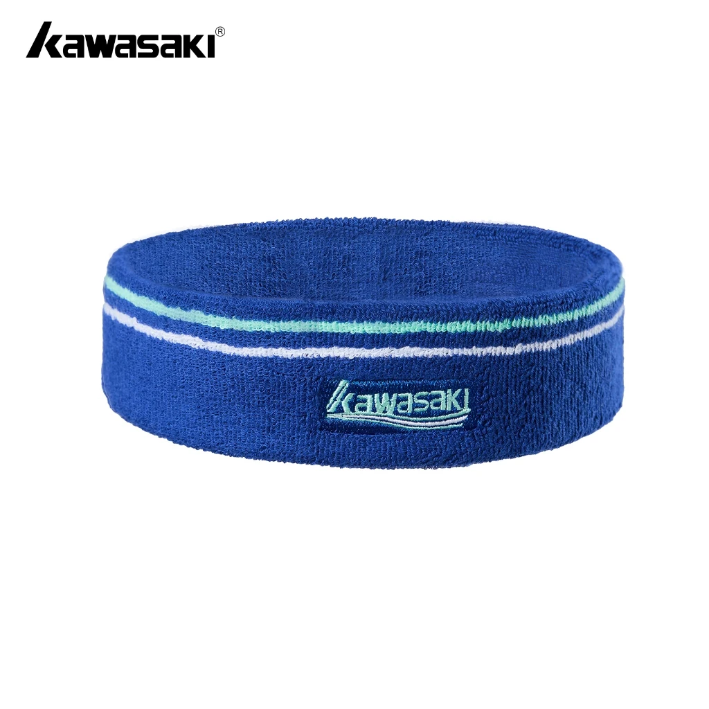 Kawasaki hoofdband heren dames K1E00-C3812 waterdichte zweetabsorber sporthoofdband geschikt voor basketbal en hardlopen