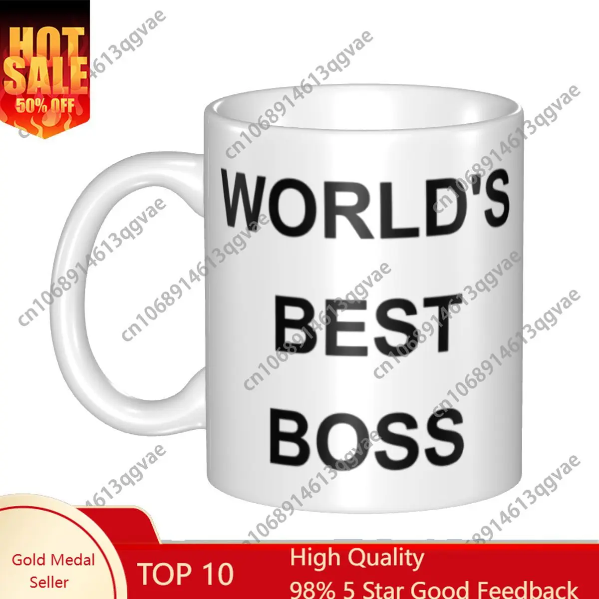 

Custom World Best Boss Coffee Mug DIY Ceramic Tea Milk Cup