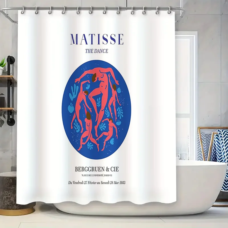 

Матисс танцевальная занавеска для душа винтажный арт-деко настенный гобелен фон домашний декор парижский стиль настенный живописный декор