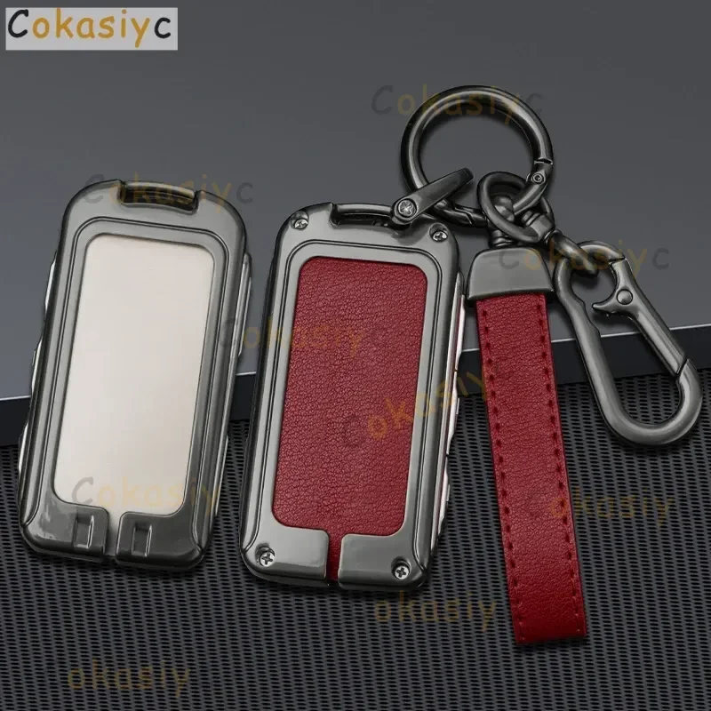 High Quality Zinc Alloy Car Key Case Protector for Volvo S60 V60 S90 V90 XC40 XC60 XC90 C40 EX90 Keychain Keyless Accessories