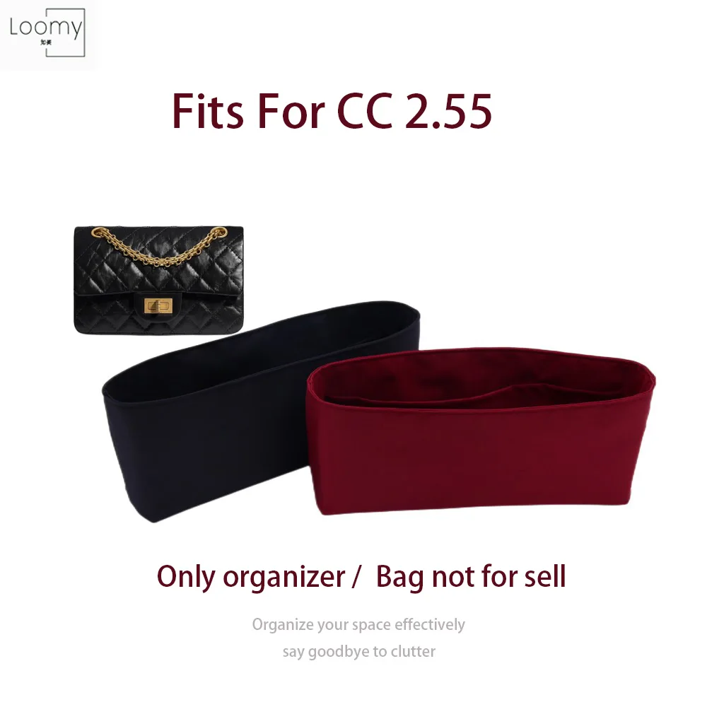 

For CC 2.55 bag organizer Insert high quality nylon liner handbag luxury bag shaper travel inner purse 2.55 insert