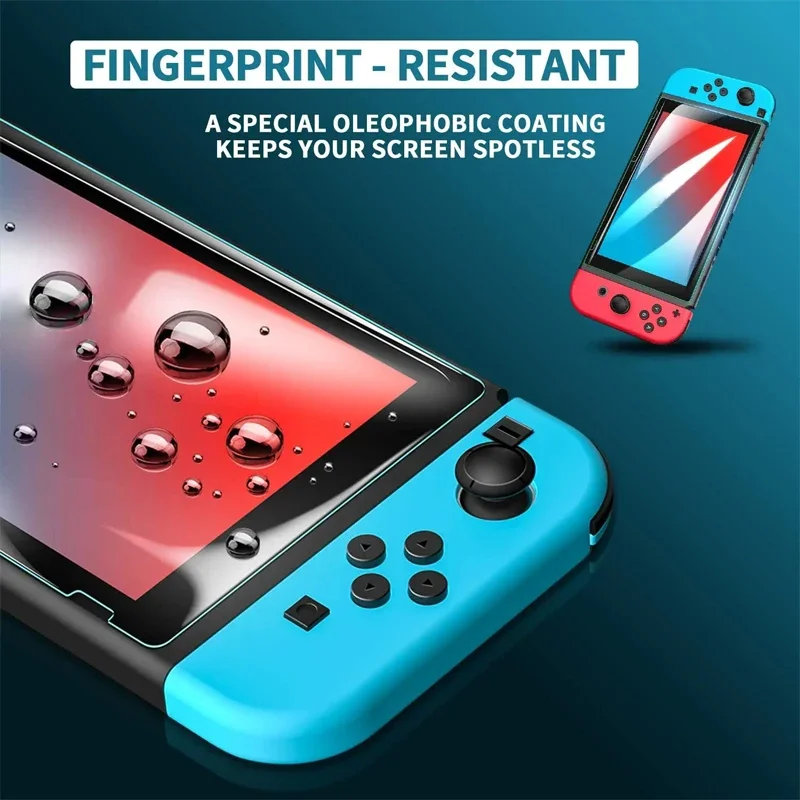 1/2/3 個強化ガラススクリーンプロテクタースイッチ/スイッチ OLED/ライト保護フィルム NS コンソールアクセサリー