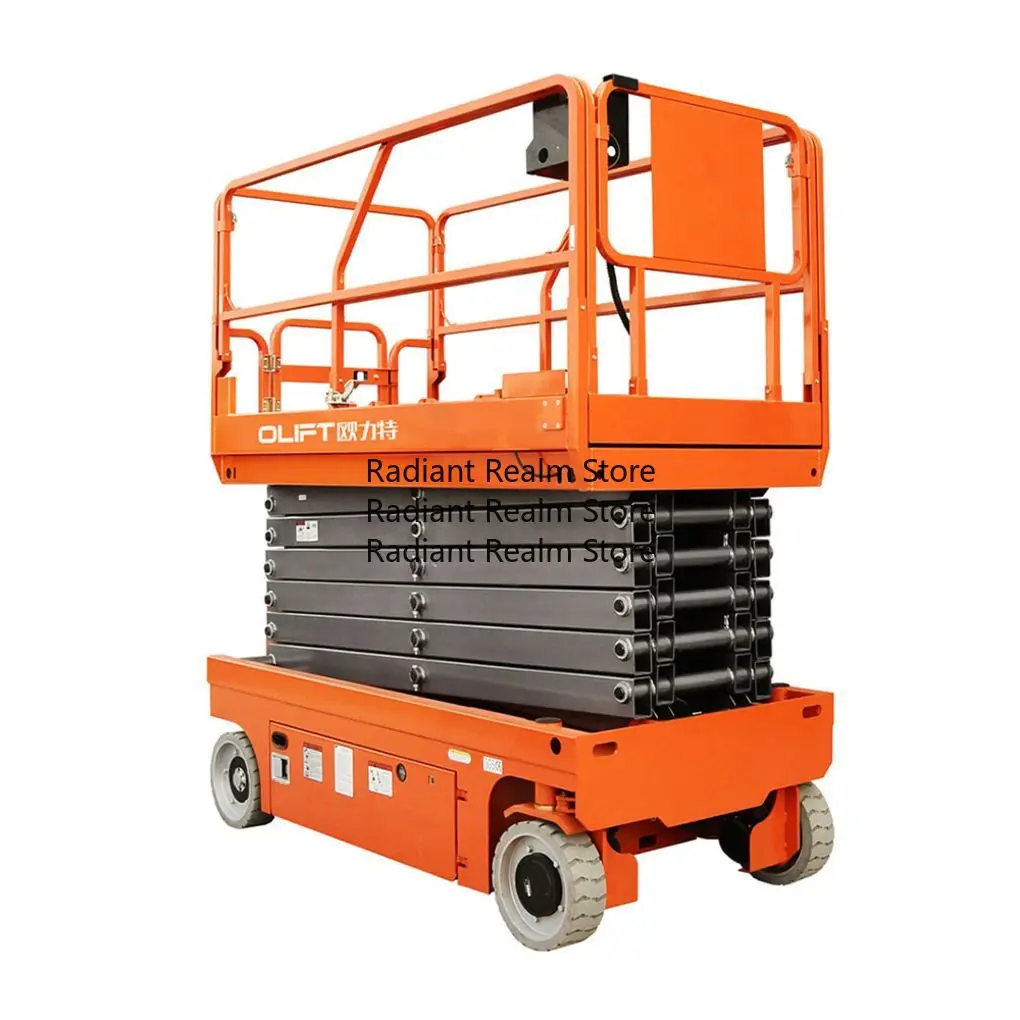 Electric Aerial Maintenance Scissor Lift Platform Tables with 300kg Capacity