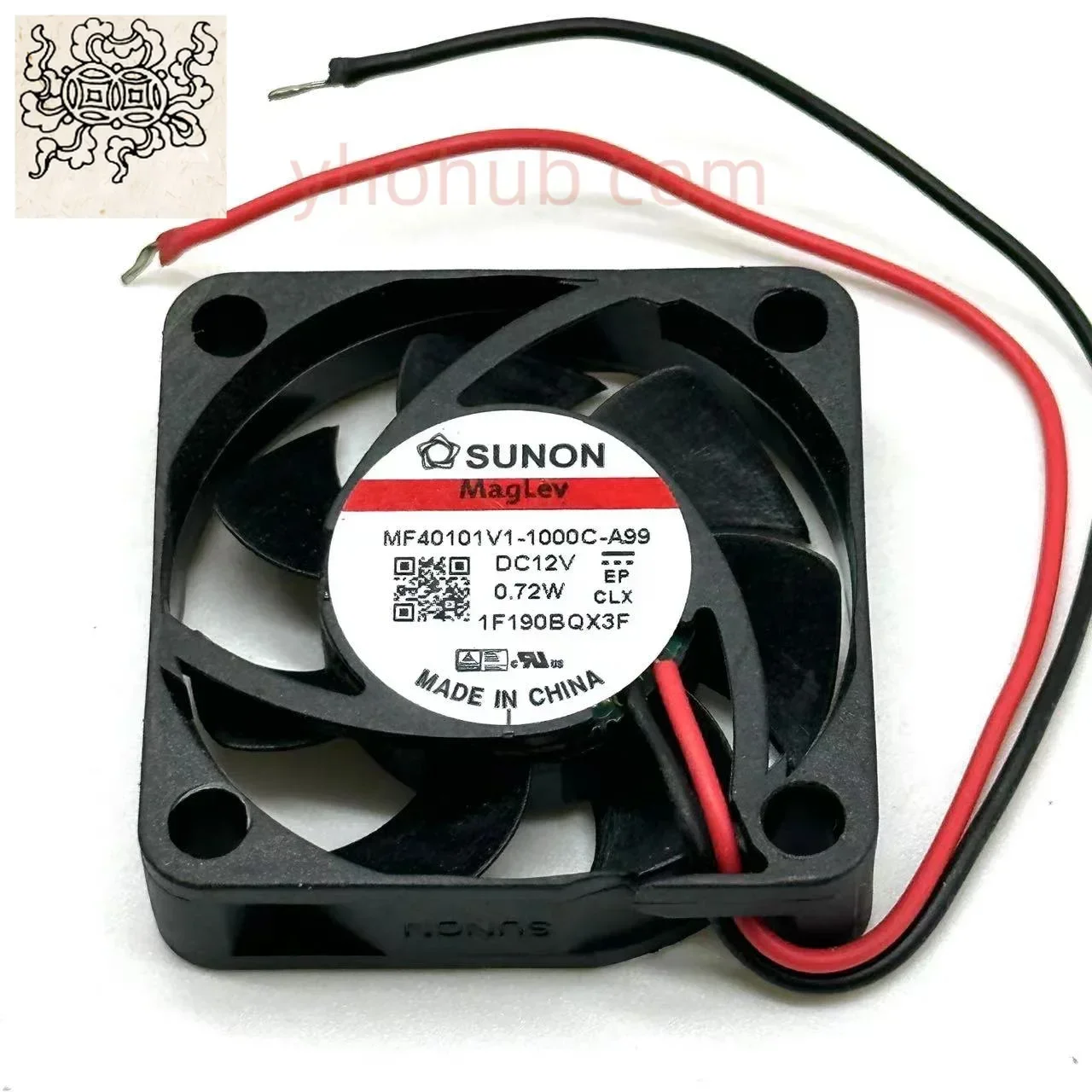 

Ltsf For SUNON MF40101V1-1000C-A99 DC 12V 0.72W 40x40x10mm 2-Wire Server Cooling Fan