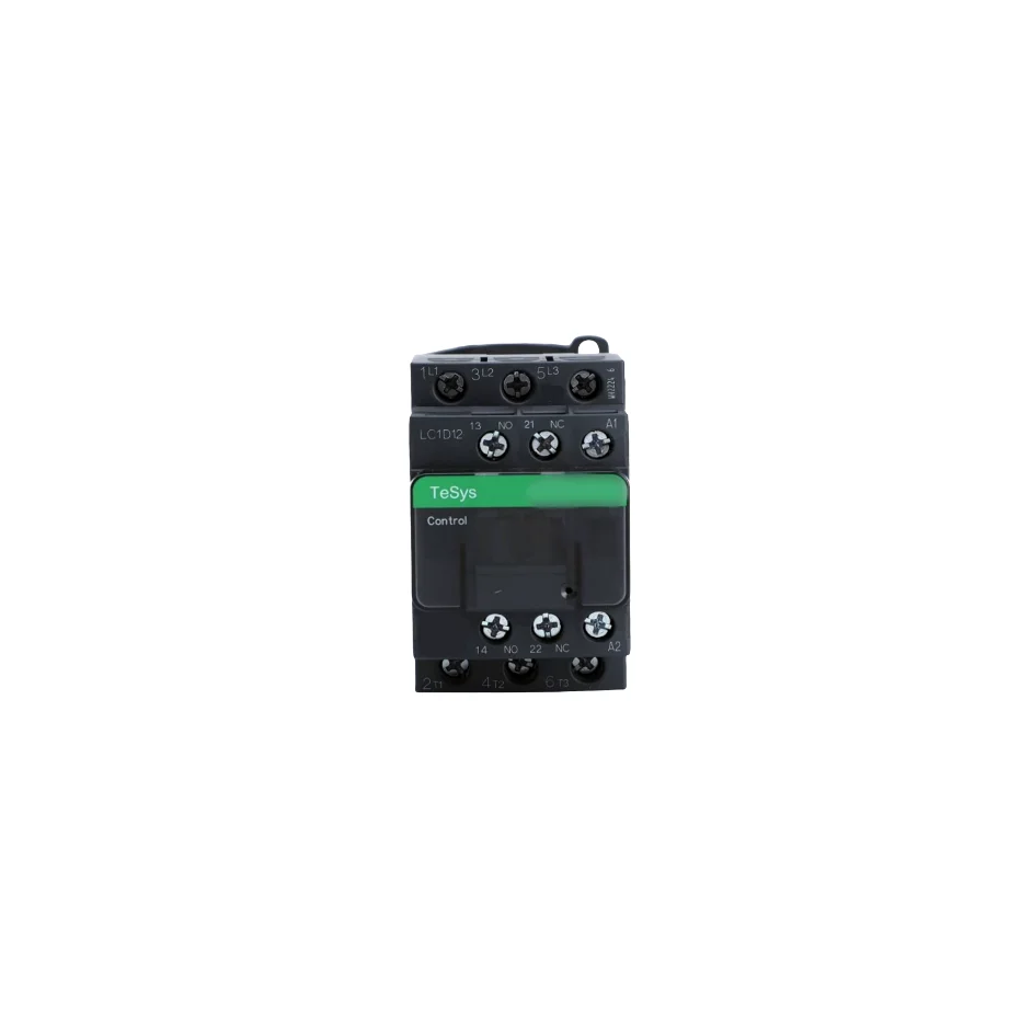 

LC1D12E7C IEC contactor, TeSys Deca, nonreversing, 12A, 7.5HP at 480VAC, 3 phase, 3 NO