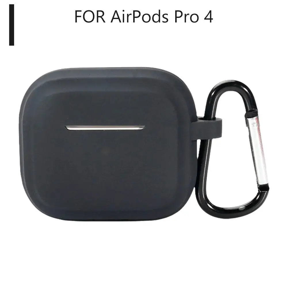 Funda de silicona para AirPods Pro 4, funda de silicona para auriculares AirPods Pro 4, brillo X1X5