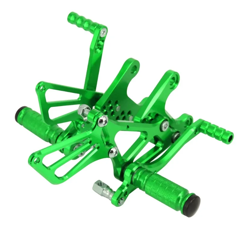 For KAWASAKI Ninja ZX-6R ZX6R 2005 2006 2007 2008 Motorcycle CNC Aluminum Adjustable Footpegs Foot Pegs Pedals Rest Rearset