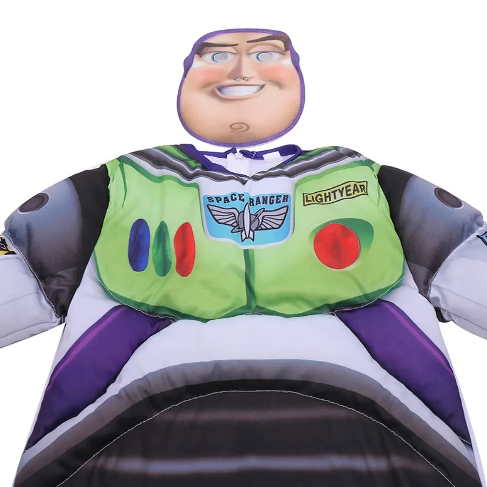 Buzz Lightyear Children\'s Superhero Cotton-filled One-piece Costume Cosplay Halloween Birthday Party Theme Animation Cos Costume