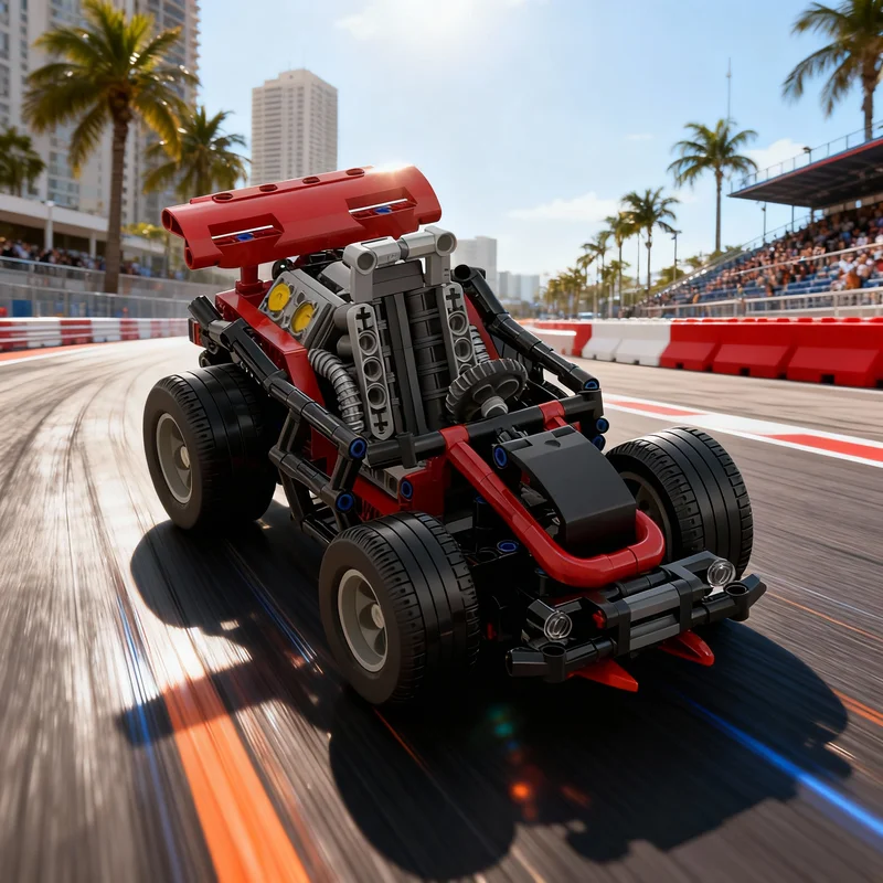 

Набор для сборки модели гоночного карта MOC из 465 деталей, технический конструктор, игрушка, рождественский подарок, архитектурный конструктор, развивающая идея для творчества, образовательный набор