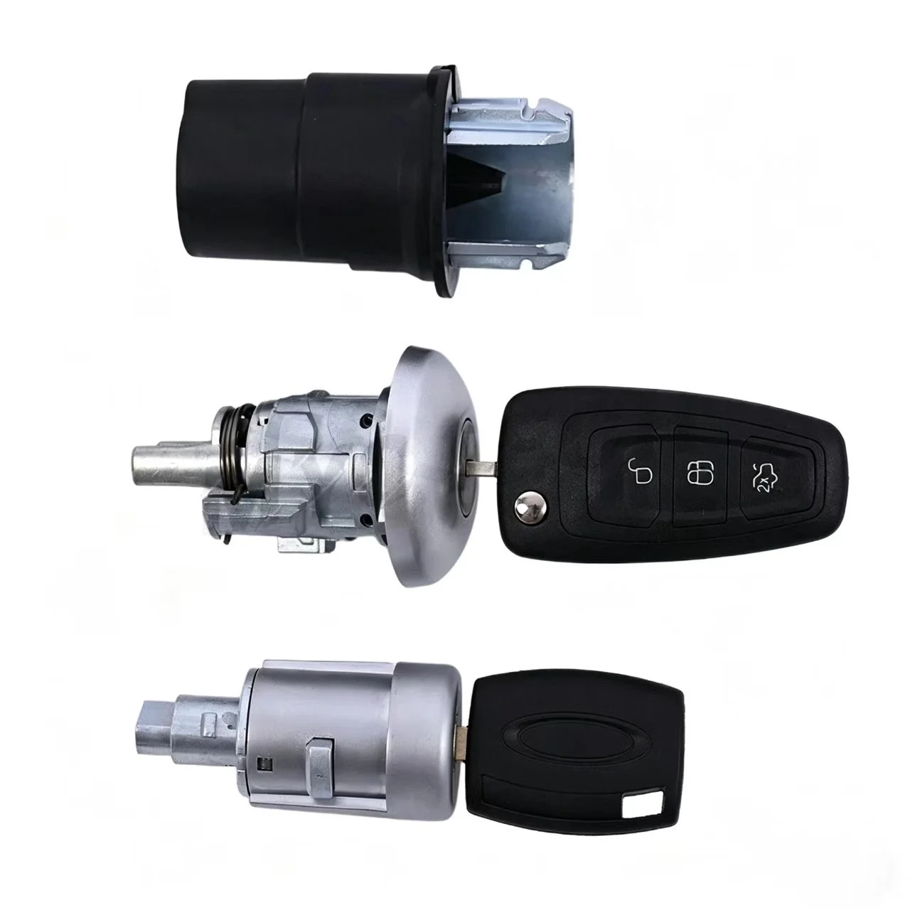 

DOOR IGNITION BARREL With 2 KEYS For FORD TRANSIT CUSTOM MK8 LOCK SET MK8 Lockset Kit'S Door Igniter High Quality