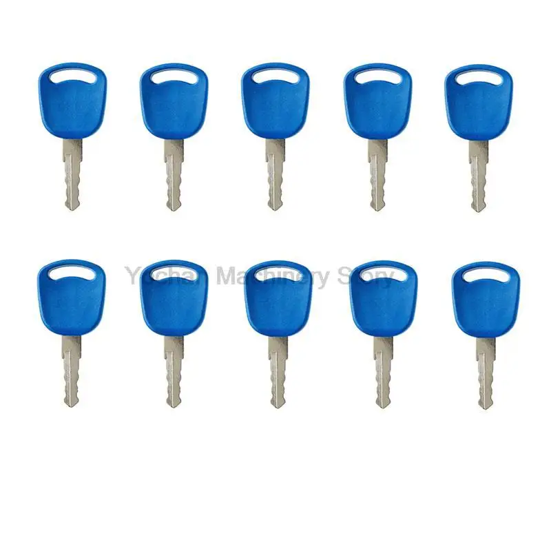 

10 Pcs 14601 Key For New Holland Case Tractor Excavator Grader Dozer Heavy Equipment 82003267 82030143 Free Shipping