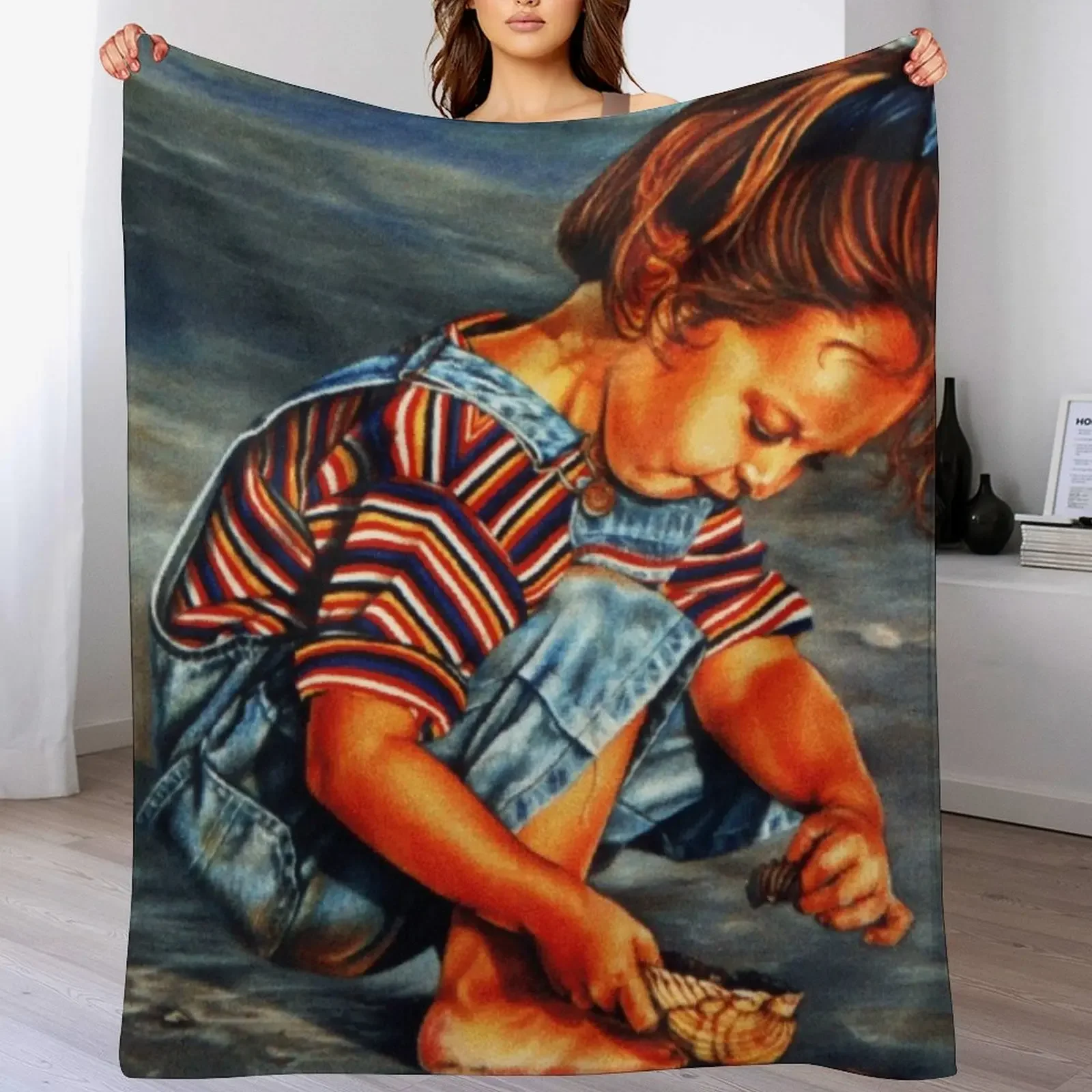 

Beach Bunny Throw Blanket Luxury Brand Tourist Summer Travel Blankets