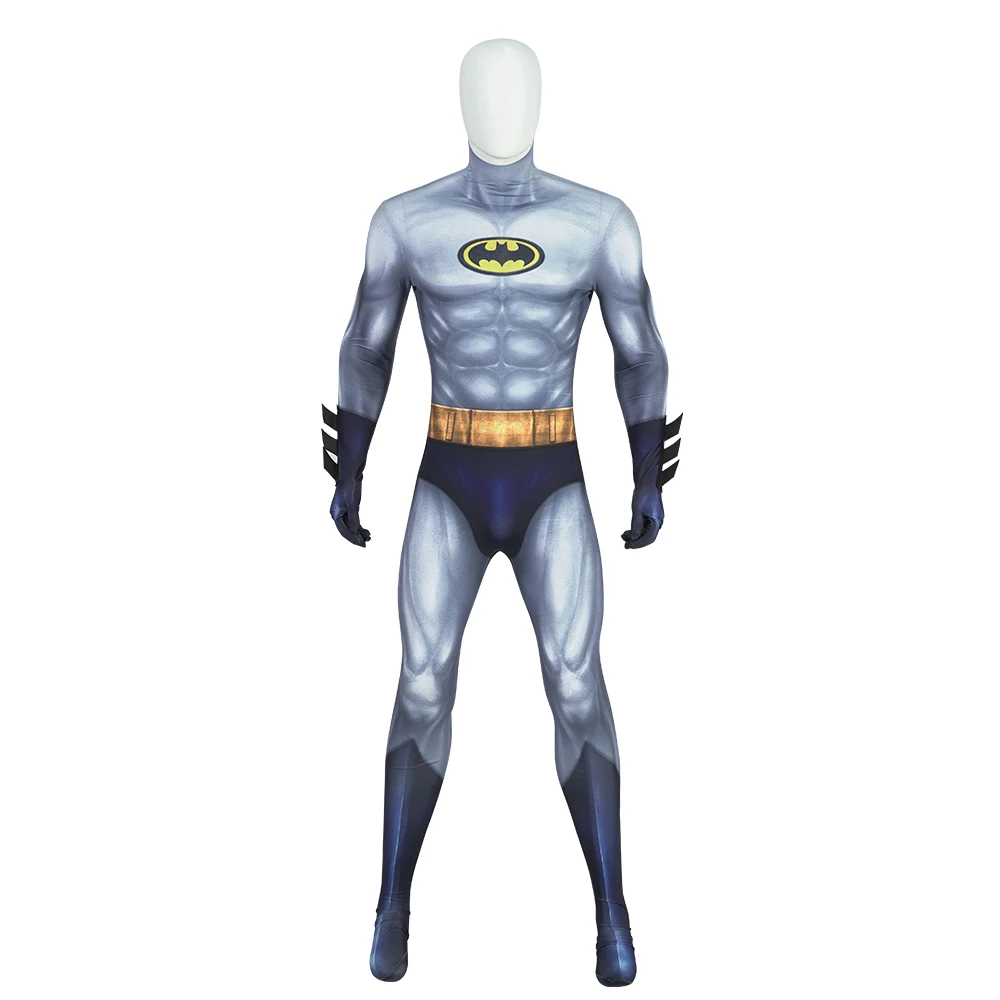 1992 Amimated Bat DisguiseBat Cosplay Costume Suit 3D Printed Spandex Jumsuit Bruce Cosplay Outfit Halloween Costumes for Man